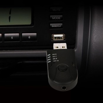Bluetooth FM Transmitter Car AUX Audio Player USB Powered TF Card Music Adapter Receiver Hands-free Car FM Modulator