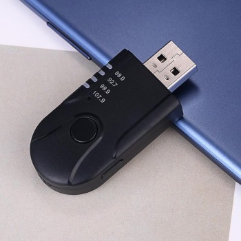Bluetooth FM Transmitter Car AUX Audio Player USB Powered TF Card Music Adapter Receiver Hands-free Car FM Modulator