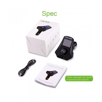 Car Mp3 Player Wireless Bluetooth FM Transmitter  Modulator HandsFree Car Kit A2DP 5V 2.1A USB Charger Support U Disk/TF Card