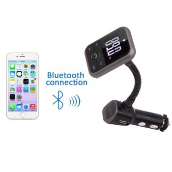 Car Kit MP3 Player Wireless Bluetooth FM Transmitter Radio Adapter Car Charger USB SD Card Reader and Calling Remote Control