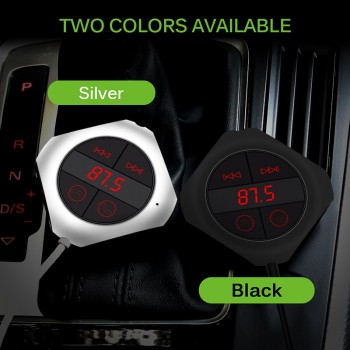Onever FM Transmitter Bluetooth Handsfree Car Kit Radio Transmitter Wireless FM Modulator Car MP3 Player TF U Disk Dual USB
