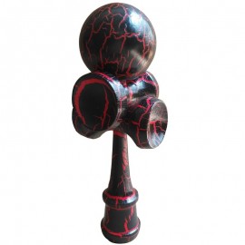 New Full Crackle Wood Kendama 20cm Funny Japanese Traditional Wooden Ball Education Traditional Game Toy New