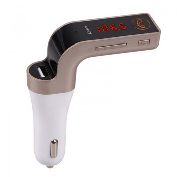 Car Charger Wireless Led Display Window Line Audio Input Portable Bluetooth MP3 Player LCD FM Transmitter Handsfree Car Kit