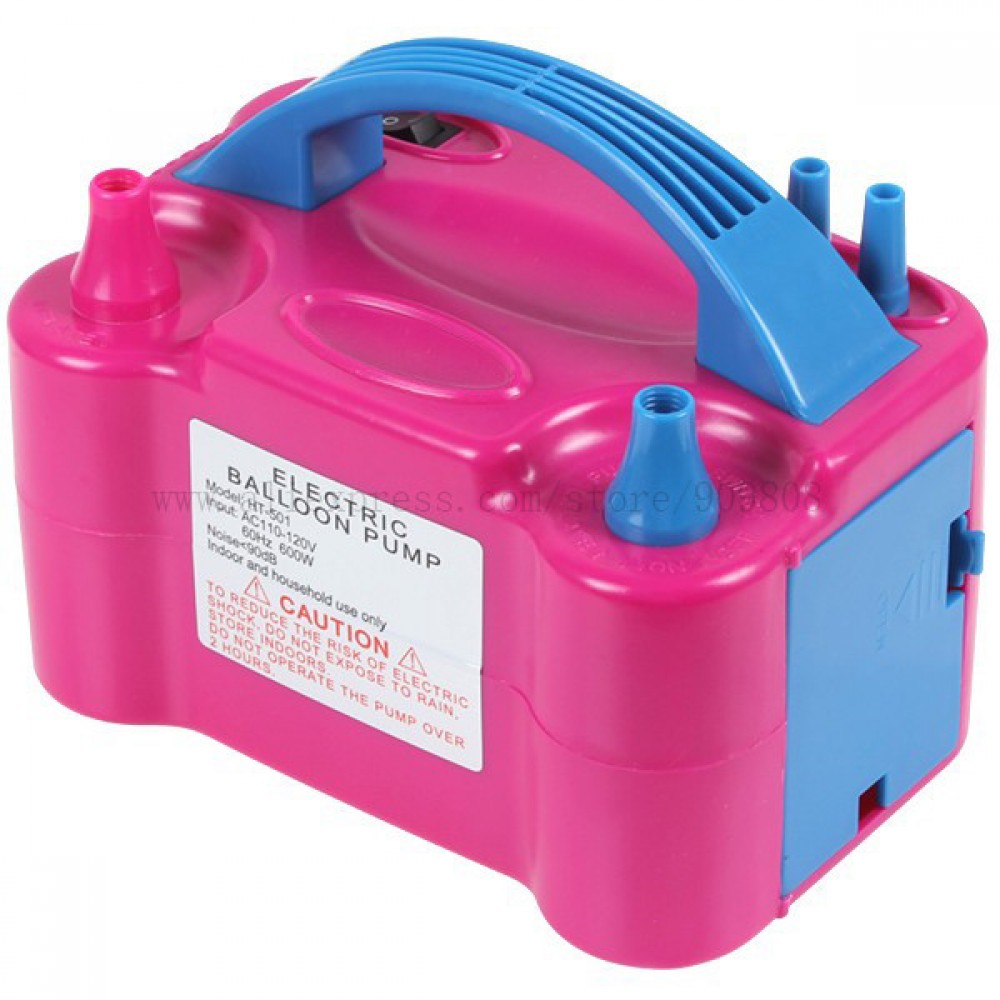 Free Shipping 2016 New Double Hole HT-501 High Voltage AC Inflatable Electric Balloons Pump Air Inflator Machine, Free Shipping
