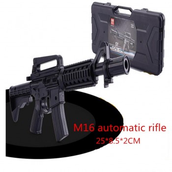 New Crystal Bullet Manual Shooting Repeat M16 Sniper Gun and Outdoor CS Color Bullet Orbitz Soft Bullet Alloy Gun Christmas Gift