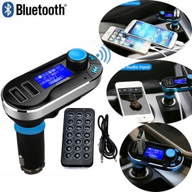 Hot voiture FM Transmitter Wireless Bluetooth Music Hands-free Calling Wireless MP3 Player Car Kit USB Charger SD LCD 3 Color