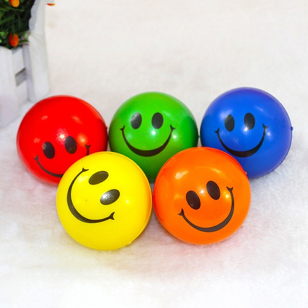 2016 Soft Anti Stress Balls Toys Outdoor Activities Entertainment Children Dog Pet Pu Laugh Face AntiStress Ball Kids Toy OTB01