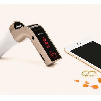 FM Transmitter G7 + AUX Modulator Car Kit 4-in-1 Hands Free Wireless Bluetooth MP3 Player SD USB LCD Car Accessories#84310