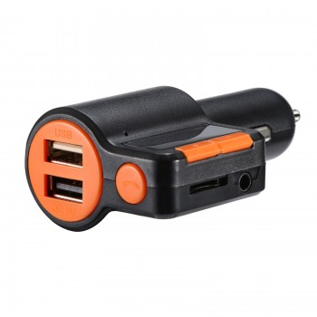 Dual USB Bluetooth MP3 Player Car Hands-free FM Transmitter BC09 Car Charger
