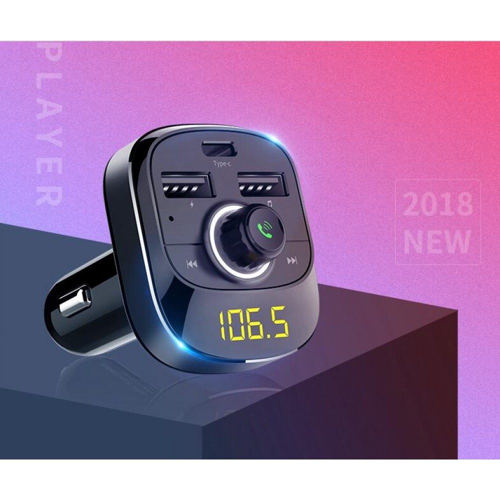 Bluetooth Fm Transmitter Mp3 Player Car Kit Handsfree USB Charger TF Music Playing Support WMA,APE,FLAC,WAV