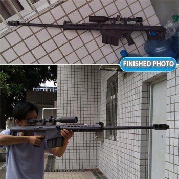 Super Large DIY Paper Model Barrett M82A1 Toy Gun Model Can Not Shoot  But Have Cool Shaped For Like Collecting Gun Toys  Boys