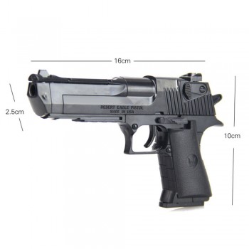 DIY Assembled Building Gun Toys Funny CS Pistol Toy For Kids Children  Gold Black Silver