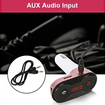 Music Mini Wireless Bluetooth MP3 Hands Free FM Transmitter Aux Modulator Handsfree Car Kit Audio MP3 USB Car Charger 12V-24V