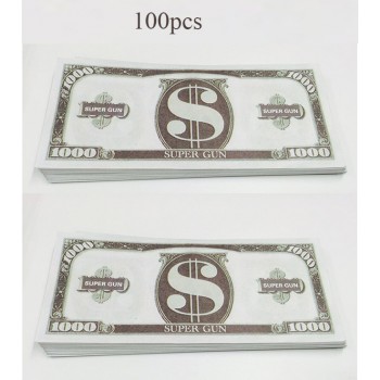 TUKATO Make It Rain Money Gun Red Cash Cannon Super Gun Toys 100PCS Bills Party Game Outdoor Fun Fashion Gift Pistol Toys