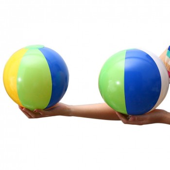 LeadingStar 1PCS 20CM Rainbow-Color Inflatable Beach Ball Kids Water Birthday New Year Christmas Halloween Gift Toy zk15