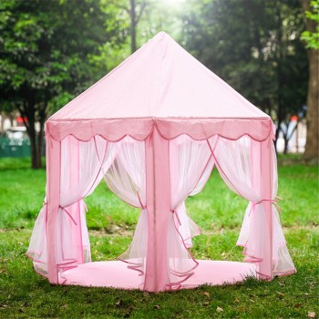 140x135cm Large Princess Castle Tulle Child House Game Selling Play Tent Yurt Creative Develop Outdoor Indoor Lights Balls Toys