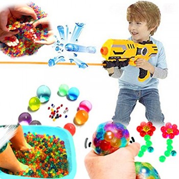 45000 Pcs/Box Water Gun Bullet Toy Orbeez Soft Crystal Water Paintball Gun Bullet Grow Water Beads Balls Outdoor Orbita Gun Toy