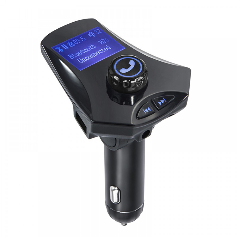 2018 Audio Car MP3 Plyer Music Adapter LED TF Card U-Disk Port Auto Wireless FM Transmitter Bluetooth Car Kit FM Aux 3.5mm