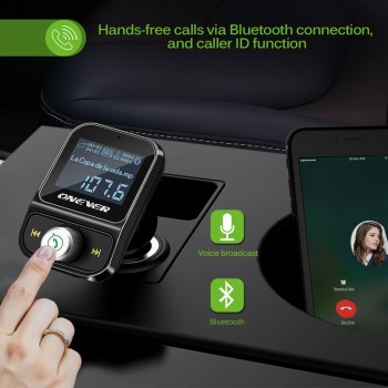 Bluetooth FM Transmitter Modulator Car Kit USB Charger Adapter DC 12-24V Wireless MP3 Player Hands-free Call