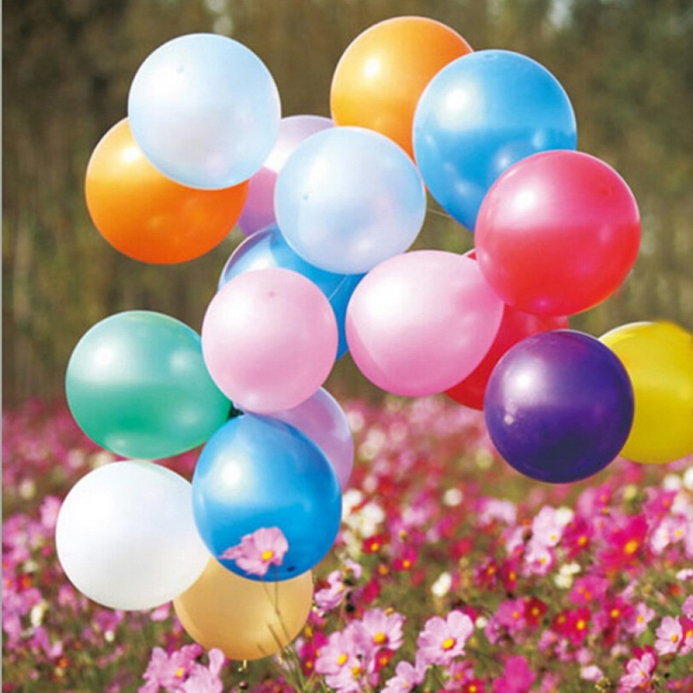 20pcs/lot 1.2g 10inch Multi Pearl Latex Balloon Air Ball Inflatable Wedding Birthday Party Balloon Decoration  Classic Toy Ball