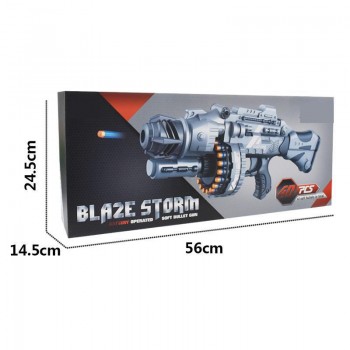 Electric Toy Guns Of Soft Elastic Plastic Fired Bullets To Fight 20 Bursts Of Sniper Parent-child Field Gun Toys For Children