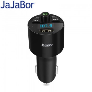 JaJaBor Car FM Audio Transmitter Modulator USB Charger Bluetooth Car Kit Handsfree A2DP Audio Music MP3 Player Digital Display