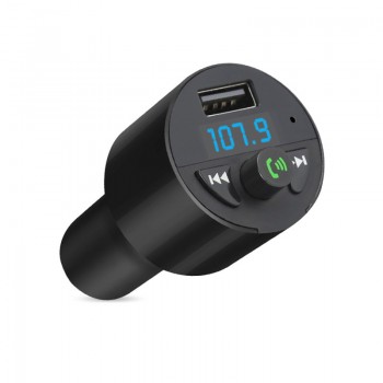 JaJaBor Car FM Audio Transmitter Modulator USB Charger Bluetooth Car Kit Handsfree A2DP Audio Music MP3 Player Digital Display