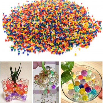 10000pcs/packet colored orbeez soft crystal water paintball gun bullet grow water beads grow balls water gun toys