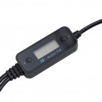 Car MP3 Audio Transmitter Adapter Converter FM-185 FM Transmitter Car Kit LCD With Micro USB Charger for Samsung Android Phone