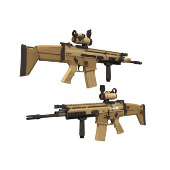 DIY Paper Model  SCAR Rifle Classic Cosplay Props Collection Gifts Full Of Vibrant And Trendy To Let The Children Go To Use It