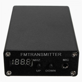 KROAK Black 5W Stereo Digital FM Transmitter FM Radio Transmitter Mini FM Radio Station