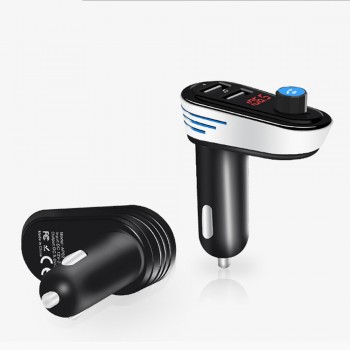 Nulaxy Bluetooth FM Transmitter Car USB Charger FM Modulator Audio Player Hands-free Car Kit Auto Car Aux MP3 Player LCD Display