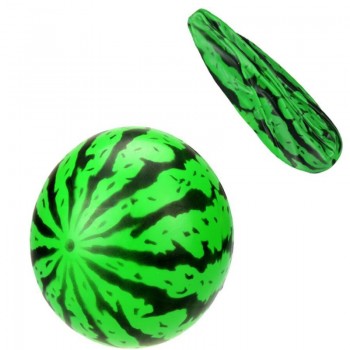 20CM Creative Inflatable Ball Simulation Watermelon Rubber Ball Beach Pool Play Early Education Gifts Soft Toys For Children Kid