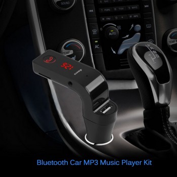 Onever 4-in-1 Hands Free Wireless Bluetooth FM Transmitter Modulator Car Kit MP3 Player SD USB LCD Car Music Player G7 + AUX