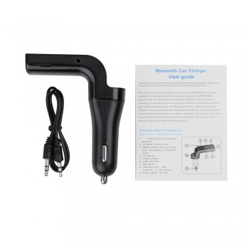 Onever 4-in-1 Hands Free Wireless Bluetooth FM Transmitter Modulator Car Kit MP3 Player SD USB LCD Car Music Player G7 + AUX