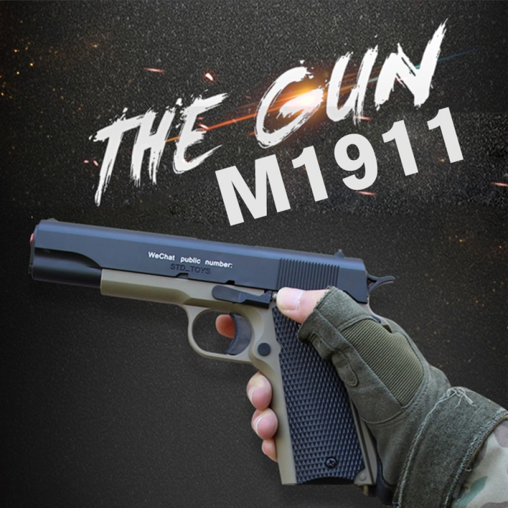 Simulation M1911 Water Bullet Gun Toys For Children Manual Hand Pistol Soft Paintball Guns Weapon Shooting Outdoor Guns for Boys