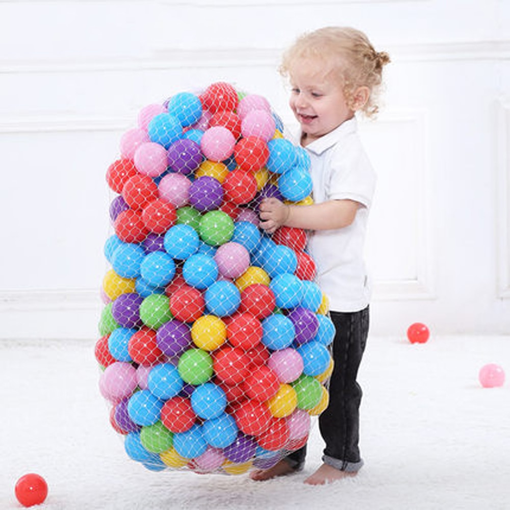 200 Pcs/lot Plastic Ocean Ball Eco-Friendly Colorful Ball Soft Funny Baby Kid Swim Pit Toy Water Pool Ocean Wave Ball Dia 5.5cm