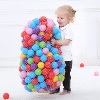 200 Pcs/lot Plastic Ocean Ball Eco-Friendly Colorful Ball Soft Funny Baby Kid Swim Pit Toy Water Pool Ocean Wave Ball Dia 5.5cm