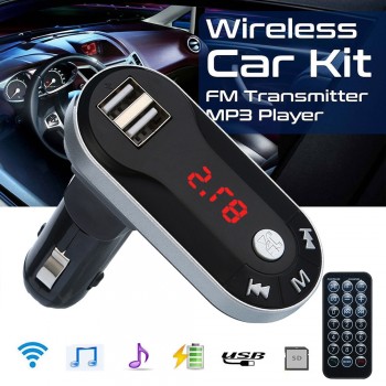 High Quality Bluetooth Wireless FM Transmitter MP3 Player Handsfree Car Kit USB TF SD Excellent Sound Quality #15