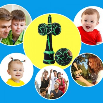 37mm 60mm Kid Kendama Ball Toys Traditional Wood Game Balance Skill Funny Toy For Children