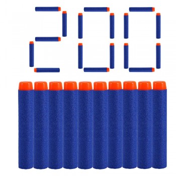 1000pcs Refill Darts For Nerf Bullets Soft Hollow Hole Head 7.2cm Refill Darts Toy Gun Bullets Blasters Kids Guns Accessories