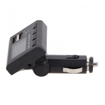 Car Music MP3 Player  High Quality FM Transmitter Modulator Dual USB Charging SD MMC Remote Universal Car Styling @#128