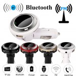 CARPRIE Universal Wireless Hands-Free Q7 USB Charge LED MP3 Bluetooth Car FM Transmitter With MIC ABS Handsfree MP3 Player