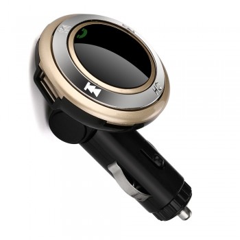 CARPRIE Universal Wireless Hands-Free Q7 USB Charge LED MP3 Bluetooth Car FM Transmitter With MIC ABS Handsfree MP3 Player