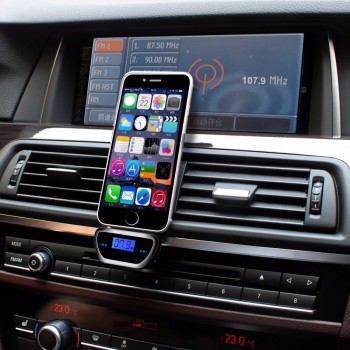Wireless 3.5mm Car Music Audio FM Transmitter Handsfree Car Kit 5V  Audio MP3 Music Player Car Kit For iPhone 4 5 6 6S Plus Sams