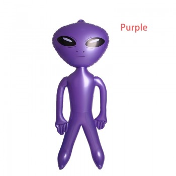 85cm/160cm/180cm/220cm Giant Alien Model Green Purple Blue ET Kids Adult Inflatable Toys Halloween Cosplay Party Supply Blow Up