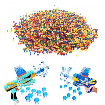 10,000pcs/pack Colored Orbeez Soft Crystal Water Paintball Bullets Growing Swelling Water Beads Growing Balls For Toy Pistol
