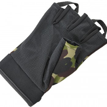 Surwish Outdoor Tactical Gloves Cycling Half Finger Military Gloves for Nerf Training Games Sports - Camouflage M L XL