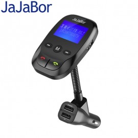 JaJaBor Wireless FM Transmitter Bluetooth FM Modulator AUX Audio Input Car MP3 Player Bluetooth Car Kit Handsfree Calling
