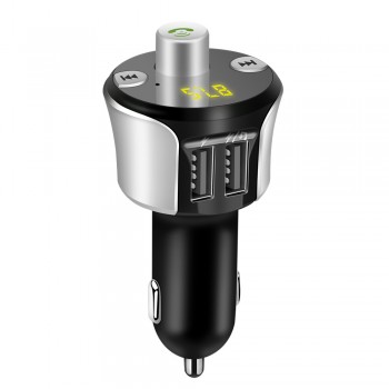 Onever 5V 3.4A Fm Transmitter Car Kit Handsfree LED Screen Car Mp3 Player Car Charger Car Bluetooth Adapter for TF Card U Disk